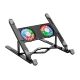 HOCO DH17 Brilliant Heat Dissipation Folding Notebook Stand Cooler black HOCO DH17 Brilliant Heat Dissipation Folding Notebook Stand Cooler black