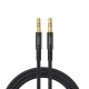 Кабель JOYROOM SY-10A1 AUX car stereo audio cable, 1M, чорний для аудіо Кабель JOYROOM SY-10A1 AUX car stereo audio cable, 1M, чорний для аудіо
