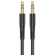 Кабель HOCO UPA24 Smooth AUX audio cable |1m| black