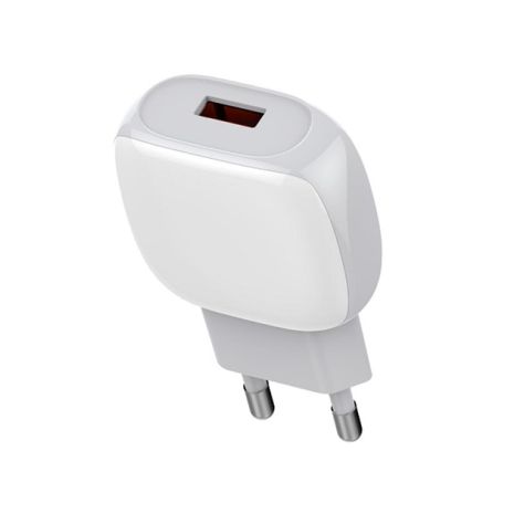 Адаптер сетевой LDNIO A1306Q +Type-C Cable |1USB, 3A, QC| white