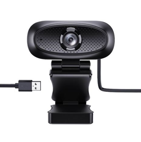 Веб-камера HOCO DI11 USB web camera with Audio Focus, 2KHD, 4Mpx, 1.5m, black
