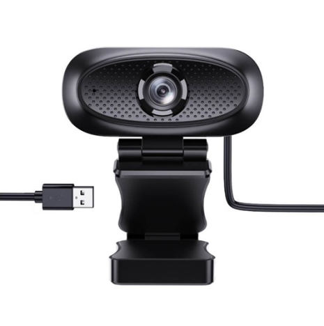 Web камера HOCO DI11 USB web camera with Audio Focus |2KHD, 4Mpx, 1.5m| black