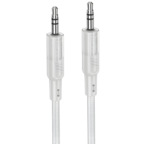 HOCO UPA27 Spirit Transparent AUX Audio Cable |1.2M| grey