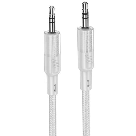 Кабель HOCO UPA27 Spirit transparent AUX audio cable |1.2M| grey