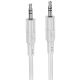 HOCO UPA27 1.2M Spirit Transparent AUX Cable, Grey