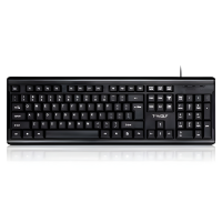Клавіатура дротова T15 TWolf, 1.3m, USB, чорна