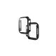 Бампер для Apple Watch HOCO iWatch7/8 (45mm) WS3 Shadow protective case+film, Carbon Fiber