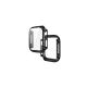 Бампер для Apple Watch HOCO iWatch7/8 WS3 Shadow protective case+film (45mm) Carbon Fiber