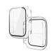 Бампер для Apple Watch HOCO iWatch7/8 WS3 Shadow protective case+film (45mm) Transparent