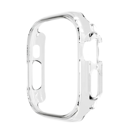 Бампер для Apple Watch HOCO iWatch Ultra WS5 Guardian hollow protective case (49mm) Transparent