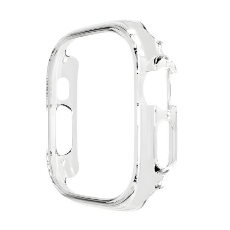Бампер для Apple Watch HOCO iWatch Ultra WS5 Guardian полый чехол (49mm) прозрачный