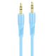 Кабель HOCO UPA25 Transparent Discovery Edition AUX audio, 1m, синій