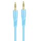 Кабель HOCO UPA25 Transparent Discovery Edition AUX audio cable |1M| blue