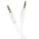 HOCO UPA16 AUX Audio Cable |1M| white HOCO UPA16 AUX Audio Cable |1M| white