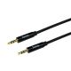 HOCO UPA19 AUX Audio Cable |1m| black HOCO UPA19 AUX Audio Cable |1m| black