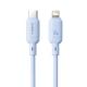 Кабель Baseus Silky Series Type-C to Lightning 20W 1m, синій P10377700313-00