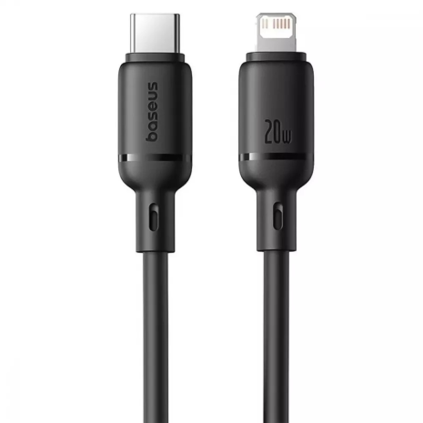 Кабель Baseus Silky Series Type-C to Lightning 20W 2m Black P10377700113-01