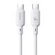 Кабель Baseus Silky Series Type-C to Type-C 100W 1m White P10377704213-00