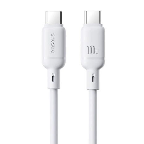 Кабель Baseus Silky Series Type-C to Type-C 100W 1m White P10377704213-00