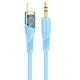 HOCO UPA25 Blue Transparent Discovery Edition Lightning Audio Converter, 1M