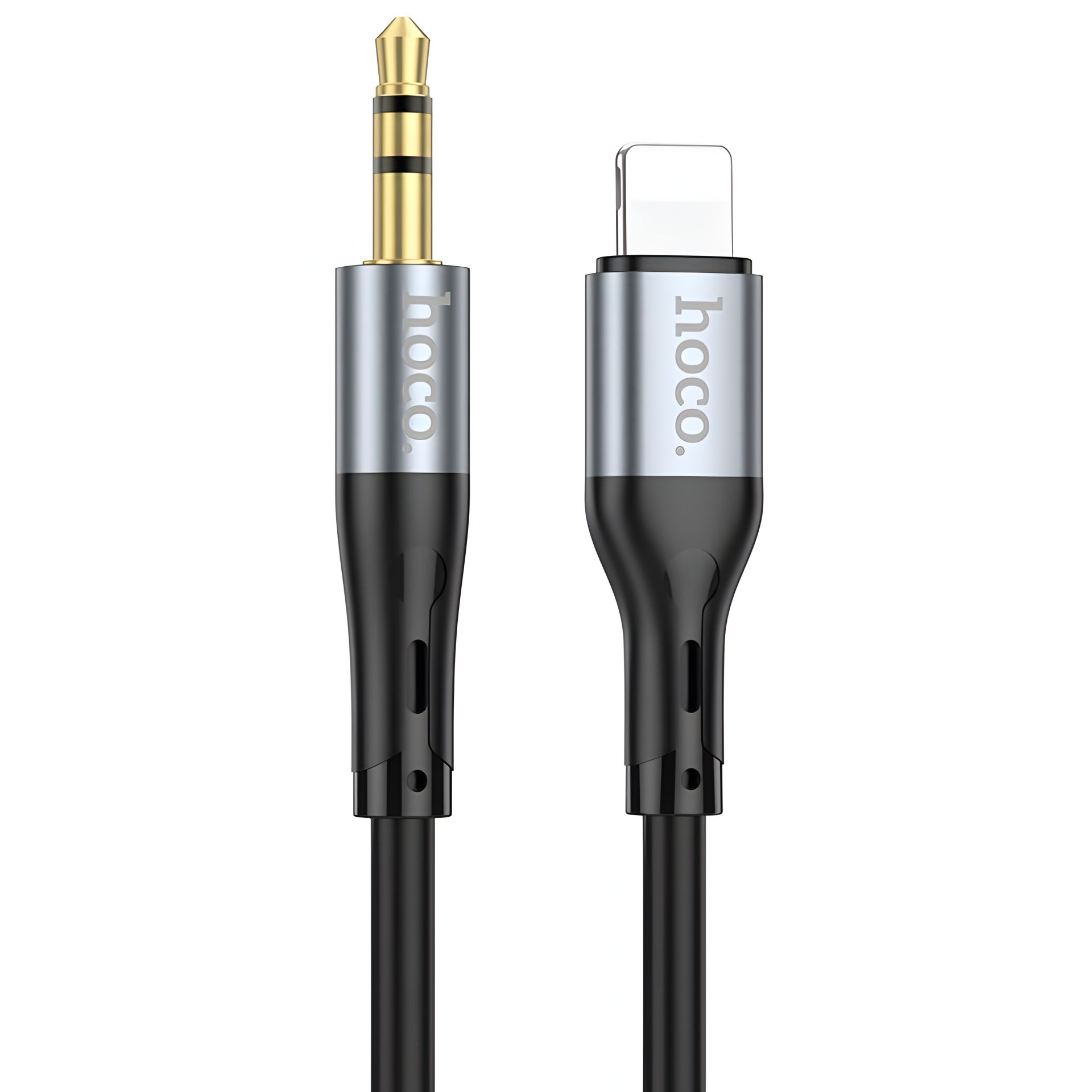 HOCO UPA22 3.5mm to Lightning Silicone Digital Audio Conversion Cable |1M| black HOCO UPA22 3.5mm to Lightning Silicone Digital Audio Conversion Cable |1M| black