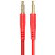Кабель HOCO UPA24 Smooth AUX audio cable |1m| red