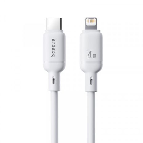Кабель Baseus Silky Series Type-C to Lightning 20W 2m White P10377700213-01