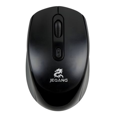 Миша бездротова JW-D228 JEQANG 2.4G Bluetooth Dual-mode 4.0, 1xAAA батарея, чорна