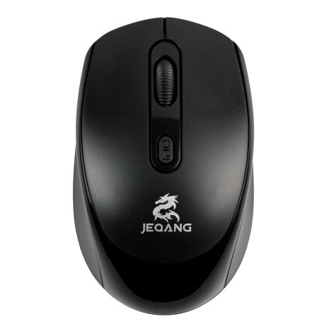 Wireless Мышь JEQANG JW-D228 2.4G Bluetooth Dual-mode battery Черный