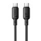 Кабель Baseus Silky Series Type-C to Type-C 100W 1m Black P10377704113-00