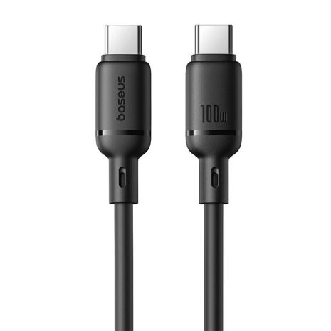 Кабель Baseus Silky Series Type-C to Type-C 100W 1m Black P10377704113-00