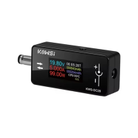 Тестер KWS-DC28 багатофункціональний DC 5.5x2.5, TFT Display 0.96", 4-30V, 0-12A, 0-360W, Black