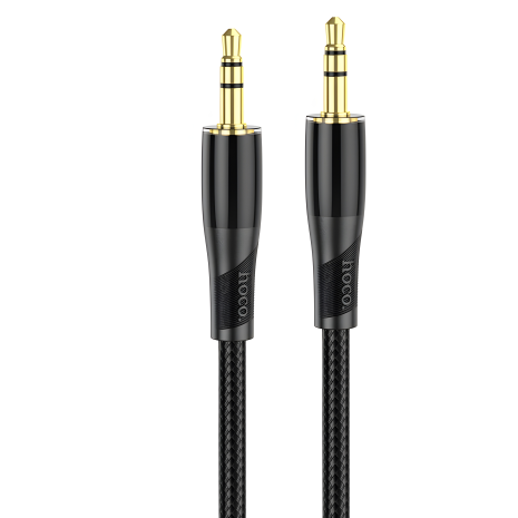 HOCO UPA25 Transparent Discovery Edition AUX Audio Cable |1M| black