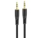 Кабель HOCO UPA25 Transparent Discovery Edition AUX audio cable |1M| black