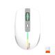 Бездротова миша MEETION 2.4G+Bluetooth Dual Mode gaming mouse BTM002, 1000-1200-1600dpi, 6keys, Type-C Charging, RGB, white