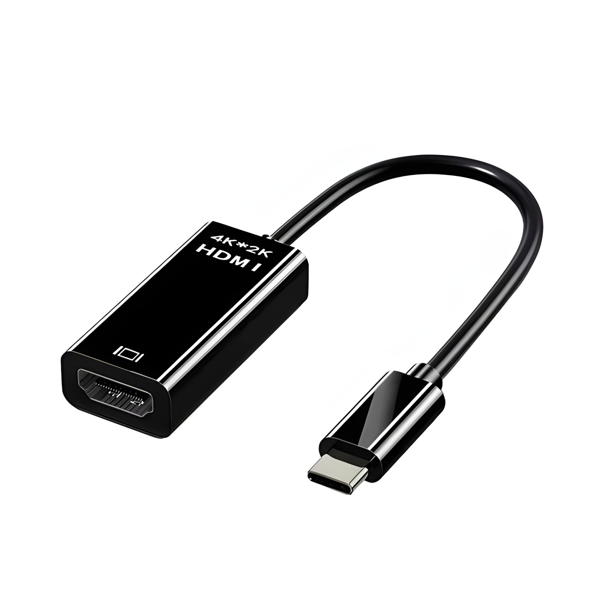 4K 60Hz Type-C M to HDMI F Adapter Plastic PVC Black (2K 120Hz) TH001F-PPV-460KS 4K 60Hz Type-C M to HDMI F Adapter Plastic PVC Black (2K 120Hz) TH001F-PPV-460KS