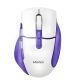 Бездротова миша MEETION 2.4G Bluetooth Wireless Gaming Mouse BTM001, 800-1200-1600-2400dpi, 7keys, 700mAh, 35h/140h, Type-C Charging, RGB, white-purple