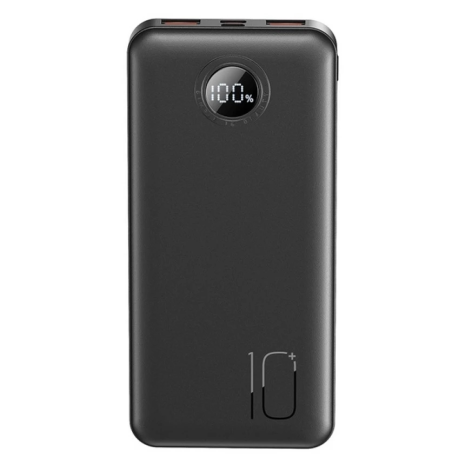 Повербанк XO PR238 USB-C 20W, USB-A 22.5W 10000 mAh Чорний