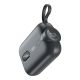 Повербанк XO PR260 Self-watch wireless charger, Type-C cable digital fast charger 20W, 10000 mAh Черный