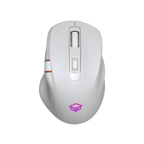 MEETION Gaming Mouse GW32 Wired+2.4G+Bluetooth |7 Keys, 8000dpi, 35-115h, RGB| white