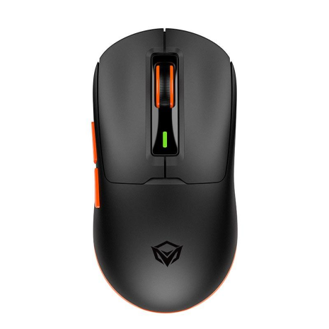 Ігрова бездротова миша MEETION Wired, 2.4G, Bluetooth Gaming mouse GW24, 6 Keys, 50-8000dpi, 600mAh, 30-60h, RGB, black