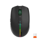 Бездротова миша MEETION 2.4G+Bluetooth Dual Mode gaming mouse BTM002, 1000-1200-1600dpi, 6keys, Type-C Charging, RGB, black