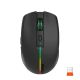 MEETION Dual Mode Gaming Mouse BTM002 |1000-1200-1600dpi, 6keys, Type-C Charging, RGB, 2.4G+Bluetooth| black