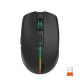 Мышь MEETION 2.4G+Bluetooth Dual Mode gaming mouse BTM002 |1000-1200-1600dpi, 6keys, Type-C Charging, RGB| black
