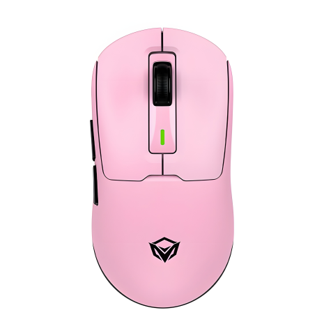 MEETION Pink Gaming Mouse GW24 Wired+2.4G+Bluetooth |6 Keys, 8000dpi, 30-60h, RGB| MEETION Pink Gaming Mouse GW24 Wired+2.4G+Bluetooth |6 Keys, 8000dpi, 30-60h, RGB|