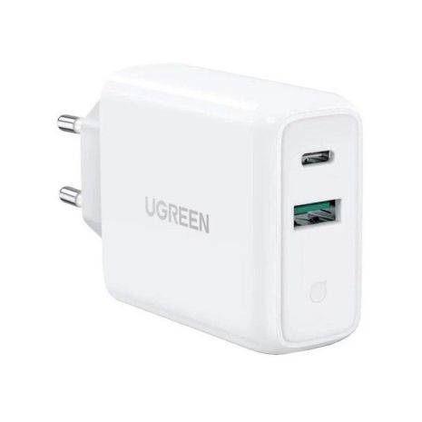 Зарядний пристрій UGREEN CD170 38W Type-C Wall Charger EU (White) (UGR-60468) Зарядний пристрій UGREEN CD170 38W Type-C Wall Charger EU (White) (UGR-60468)
