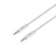 AUX кабель Hoco UPA19 Jack 3.5 to Jack 3.5 1m серый