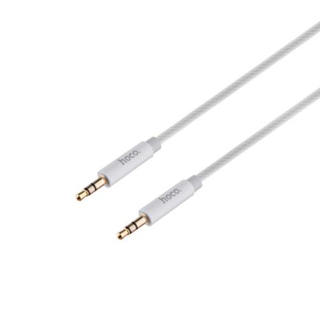 AUX кабель Hoco UPA19 Jack 3.5 to Jack 3.5 1m серый