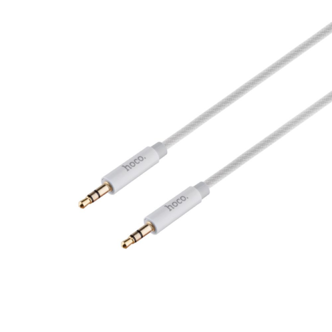 AUX кабель Hoco UPA19 Jack 3.5 to Jack 3.5 1m серый