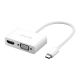 UGREEN USB Type C to HDMI + VGA Converter (White) UGREEN USB Type C to HDMI + VGA Converter (White)